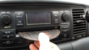 Глюки штатной магнитолы Королла e120