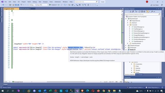 .Net Core 5.0 ile Emlak Sitesi - İlanlara ait Resimlerin Listelenmesi смотреть онлайн