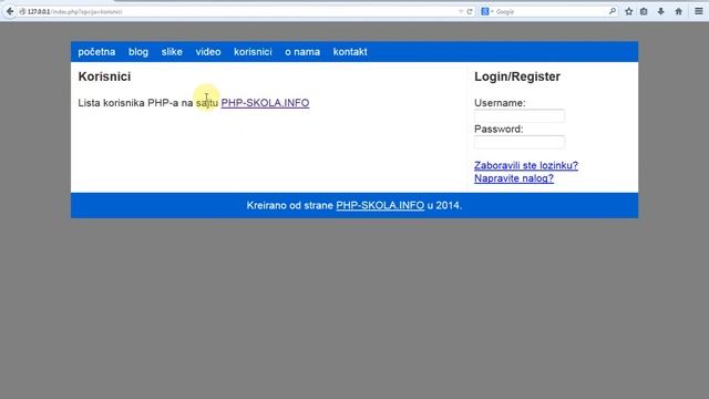 PHP Tutorial: kreiranje dinamickih stranica смотреть онлайн