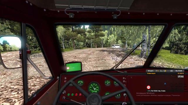 Euro Truck Simulator 2 1.36 Суровая Россия Маз 500 смотреть онлайн