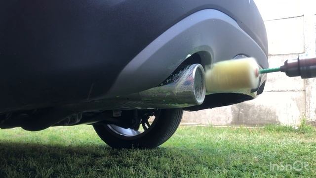 Уход за насадкой выхлопной трубы покрытой керамикой смотреть онлайн