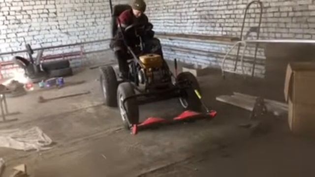 Минитрактор Нева с косилкой смотреть онлайн