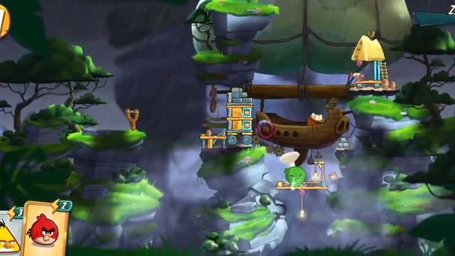 Angry Bird 2 (Desafío diario) Nivel 4 ✓5 ✓ 6 ✓ . Tutorial del juego parte 2 смотреть онлайн