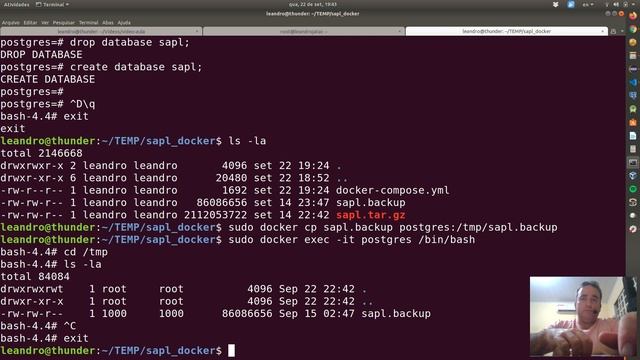 SaplUser - #17 - Série Docker 2/3 - Restauração смотреть онлайн