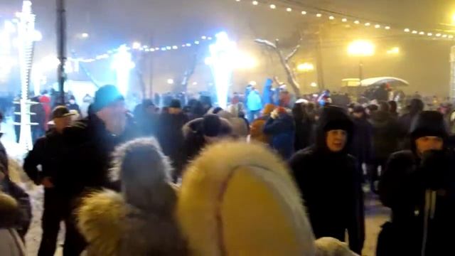 Празднование Нового 2018 года в Иркутске смотреть онлайн