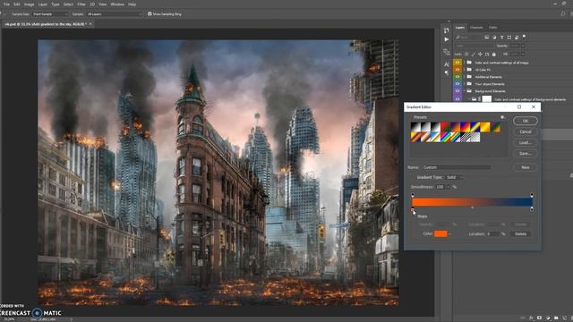Apocalypse Effect in Photoshop tutorial смотреть онлайн