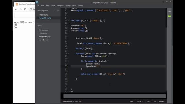 Tutorial PHP - 26 - Implementasi Fungsi Str_Word_Count() Bag. 2 [labor 0] смотреть онлайн