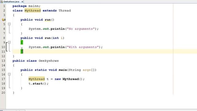 306. Overloading run Method in Java Programming (Hindi) смотреть онлайн