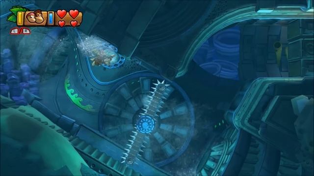 Donkey Kong Country: Tropical Freeze - 100% Walkthrough - 4-1 Deep Keep (Puzzle Pieces and KONG) смотреть онлайн