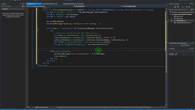 Develop AutoCAD Plugin to Update TextStyle for Multiple Drawings using VB.NET (5 of 6) смотреть онлайн