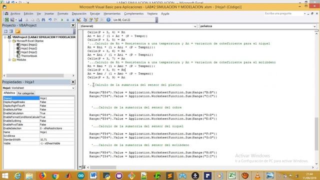 LABORATORIO # 2 EN VISUAL BASIC EXCEL MODELACION Y SIMULACION DE UN SISTEMA DE SENSOR RTD смотреть онлайн