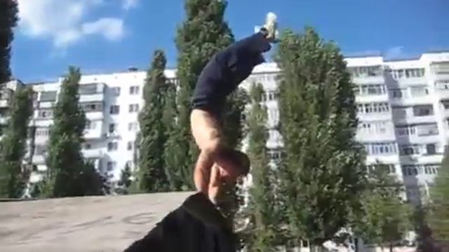 Что они вытворяют!!! Паркур в городе Белгород смотреть онлайн