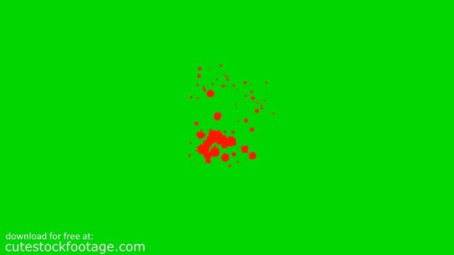 blood splatter 39 - HD chroma key footage смотреть онлайн