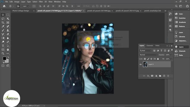 Creative Photo Collage Maker - Photoshop Cc Tutorial смотреть онлайн