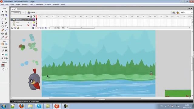 Рисование всей графики для платформера смотреть онлайн