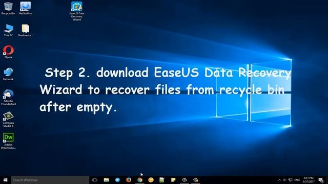 How to Recover Deleted Files from Recycle Bin in Windows 10, 8.1, 8, 7, XP, Vista? смотреть онлайн