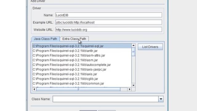 Installing and Configuring Squirrel to connect to LucidDB смотреть онлайн