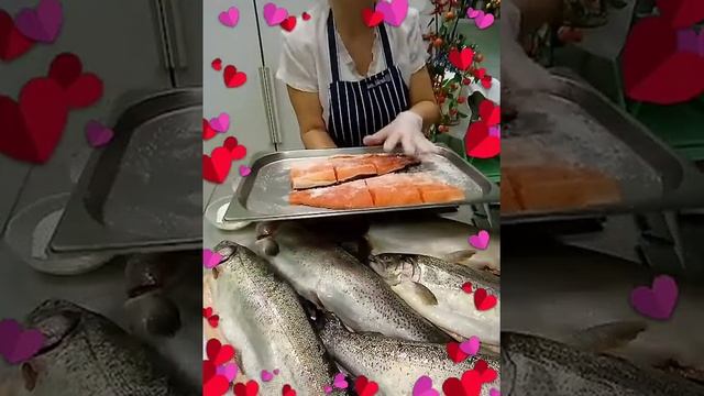 Разделке рыбы на филе. Засолка рыбы смотреть онлайн