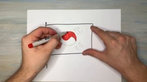 Как нарисовать флаг Южной Кореи|Рисуем флаги мира