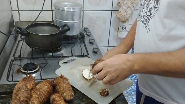Parte I - Recicle o inhame ou tarô. Colocasia esculenta - Elephant ear смотреть онлайн