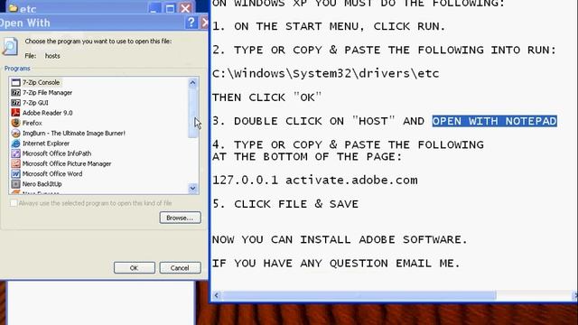 Installing Adobe Software on WINDOWS XP смотреть онлайн