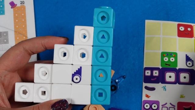 NUMBERBLOCKS Mathlink Cubes NEW SET 11 to 20! смотреть онлайн