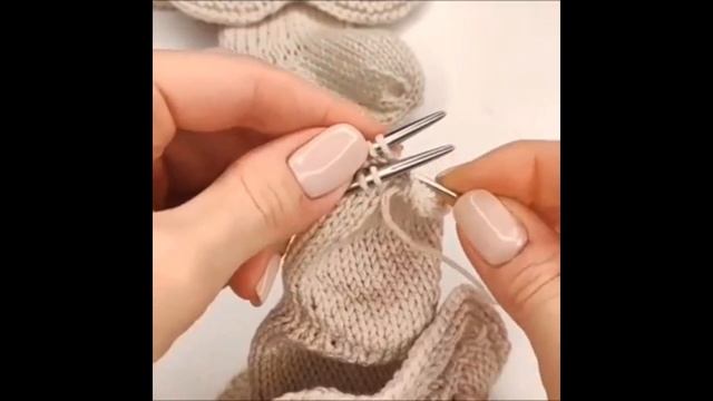 Как красиво закончить вязать носки смотреть онлайн