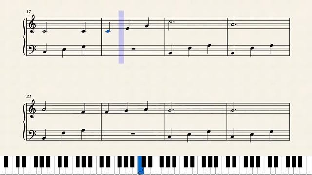 Easy Sight Reading Practice - On Top Of Old Smoky | Piano Tutorial | смотреть онлайн