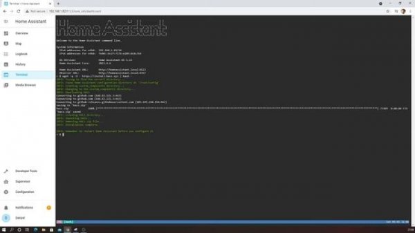 Installing HACS on Home Assistant