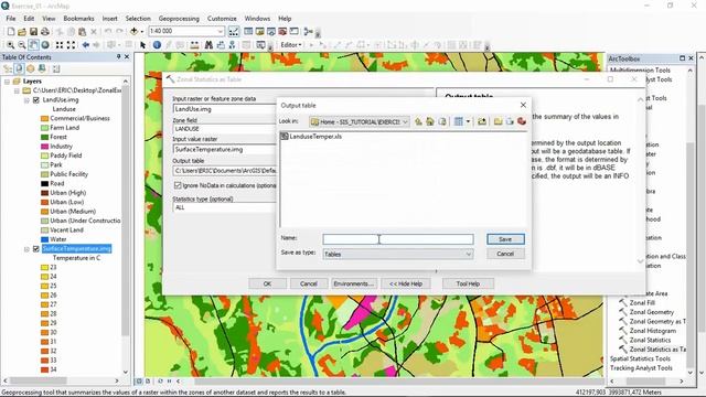 Zonal statistics in ArcGis смотреть онлайн