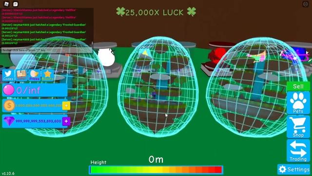 Insane Luck In Bubble Gum Simulator Modded - Roblox смотреть онлайн