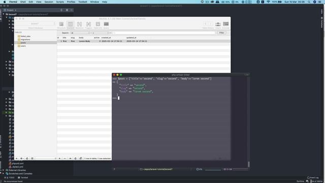 สอน Laravel EP 11 - วิธีใช้งาน artisan tinker смотреть онлайн