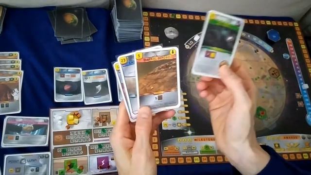 Terraforming Mars playthrough - Point Luna смотреть онлайн