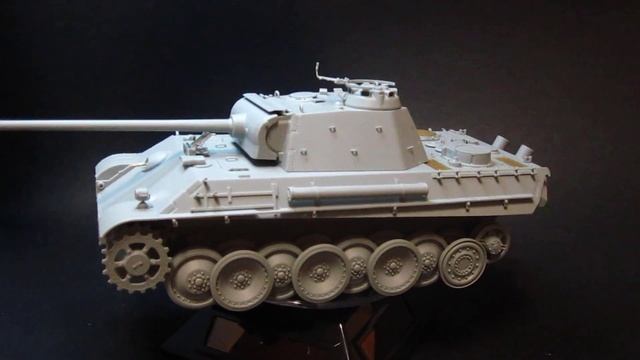 Panther Ausf G./Сборка немецкого танка Пантера. Перед покраской.