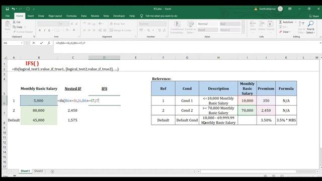 How to use IFS in Excel смотреть онлайн