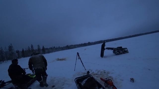 Загадочное таежное озеро. Жерлицы в глухозимье. смотреть онлайн