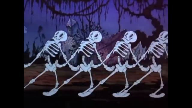 Spooky Scary Skeletons In Color
