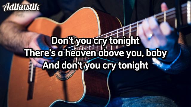 Guns N' Roses - Don't Cry (Acoustic Karaoke)