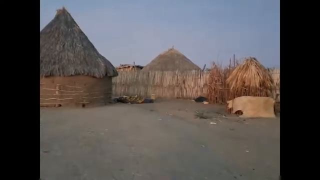 Утро и удивительные рассветы пустыни Туркана. смотреть онлайн