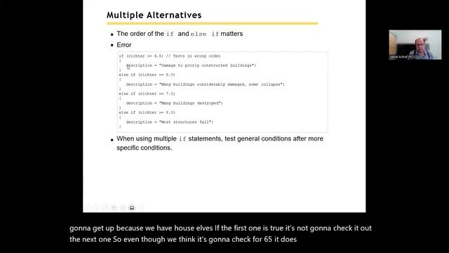 Big Java Chapter5 Decisions Part 3 – Multiple Alternatives: Sequences of  Comparisons смотреть онлайн