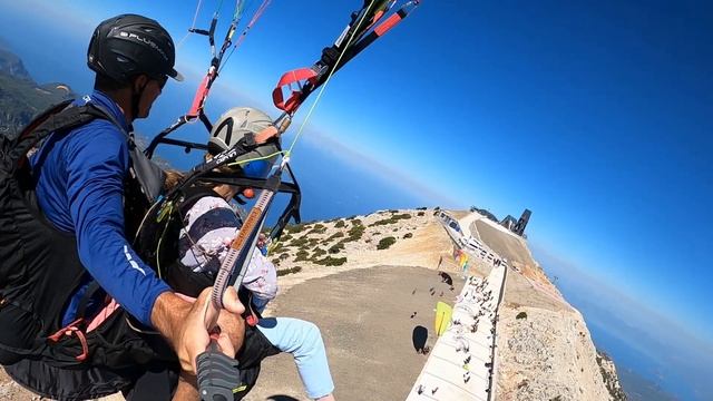 Параглайдинг в Олюденизе || Старт с вершины горы Бабадаг смотреть онлайн