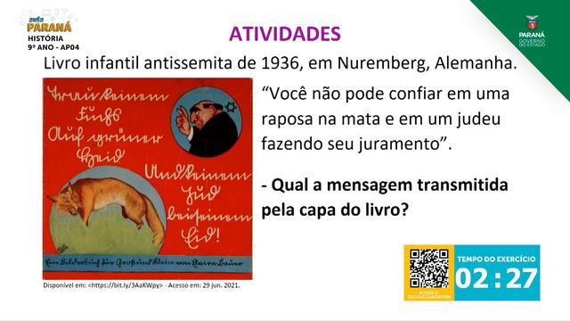 2021 | 9º Ano | História | Aula AP4 | Aprofundamento - Holocausto: Fontes Históricas смотреть онлайн