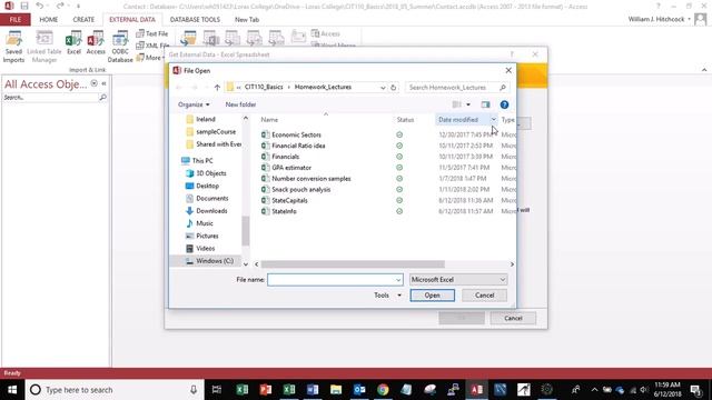 Access Contact DB pt2 importing data смотреть онлайн