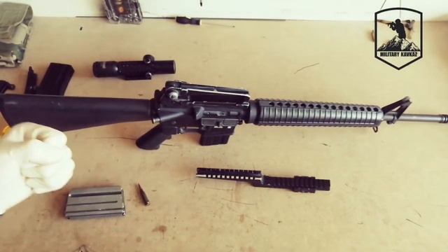 Обзор М16, 2-ая часть. Задержки при стрельбе. смотреть онлайн