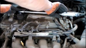 Замена свечей зажигания на Тойота Королла 2008 1,6 Toyota Corolla