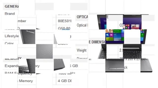 Lenovo G50-80 80E501LRIN Core i5 Specification смотреть онлайн