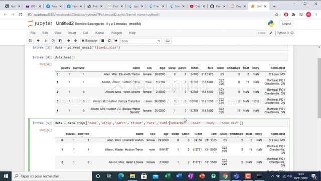 Maitriser Python et Data Science : pandas read_excel describe drop dropna value_counts Partie 1 смотреть онлайн