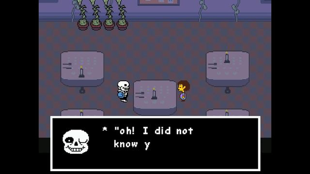 Undertale - Dinner with Sans смотреть онлайн