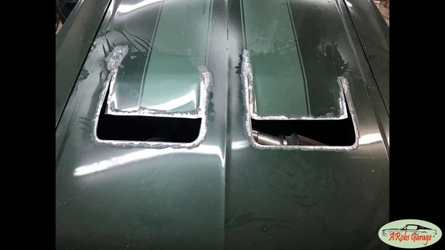 Custom Hood Vents For My 1968 Mustang Fastback смотреть онлайн