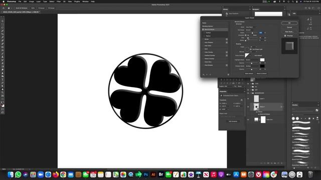 Easy Photoshop 3D Gold Emblem Designs | How To Use Layer Styles смотреть онлайн